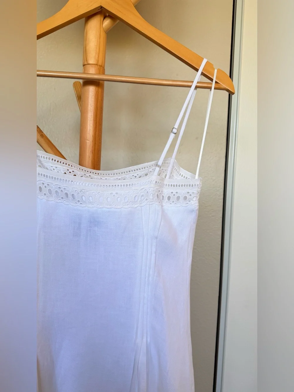 Reformation Pomona Linen Dress in white, brand new without tags, never worn. - Picture 12 of 15